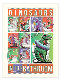 Dinosaurs in the Bathroom