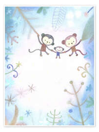 Sleeping owl full moon