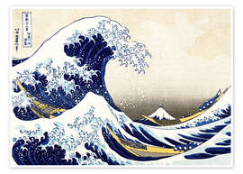 The Great Wave off Kanagawa, 1831