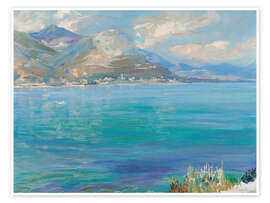 Woman with a parasol - Madame Monet and her son