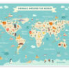 World Map of Animals