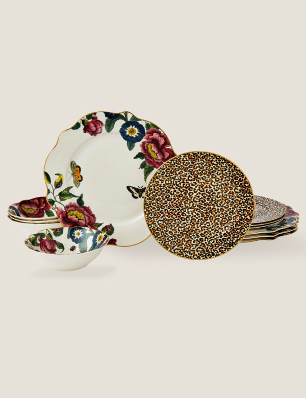 12 Piece Creatures of Curiosity Dinner Set