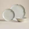 12 Piece Crimped Scallop Dinner Set