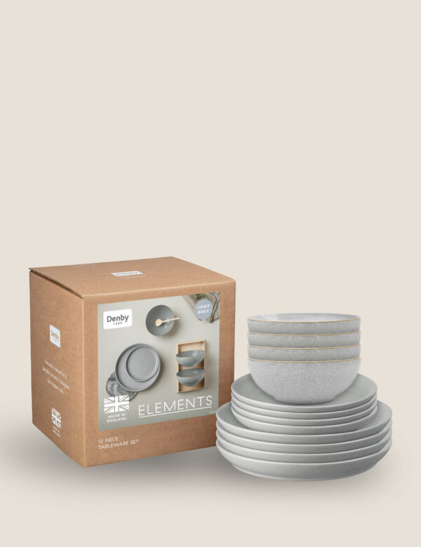 12 Piece Elements Coupe Dinner Set