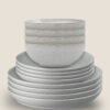12 Piece Elements Coupe Dinner Set