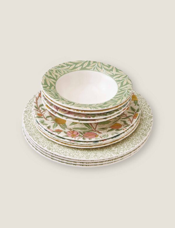 12 Piece Patterned Dinner Set