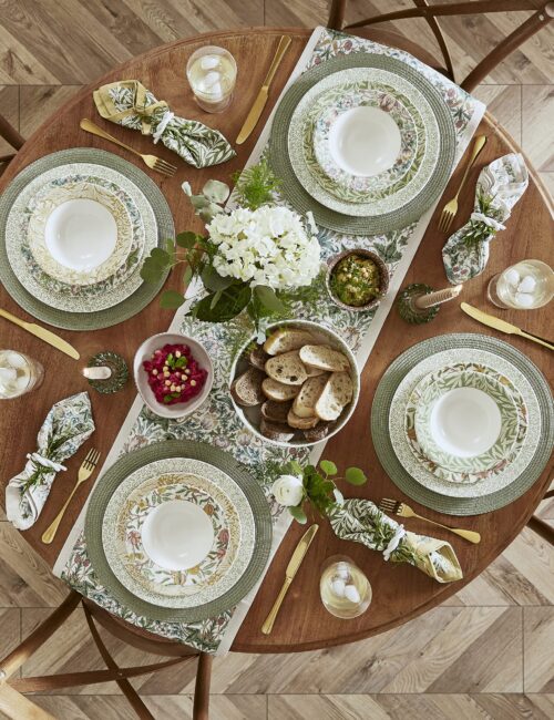 12 Piece Patterned Dinner Set