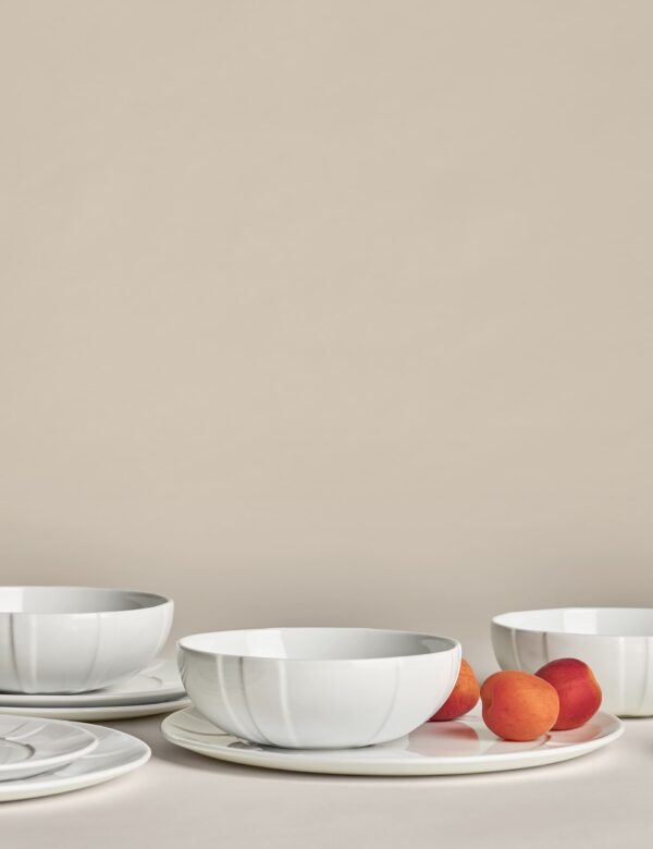 12 Piece Textured Dinner Set