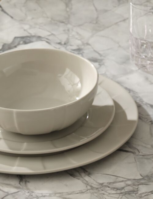 12 Piece Textured Dinner Set