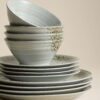 12 Piece Textured Spin Dinner Set