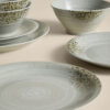 12 Piece Textured Spin Dinner Set