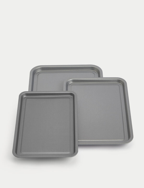 3 Piece Carbon Steel Oven Trays
