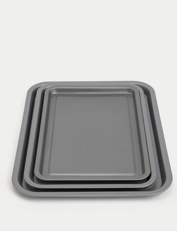 3 Piece Carbon Steel Oven Trays