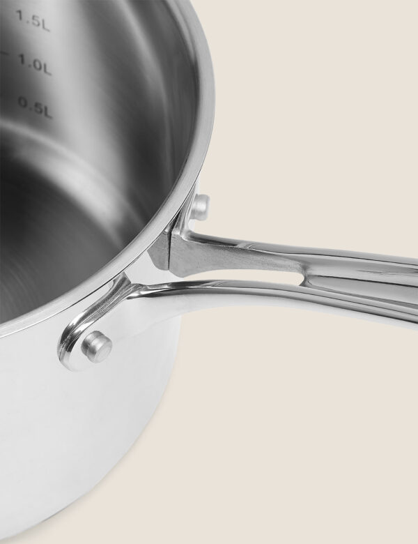 3 Piece Stainless Steel Pan Set