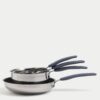 4 Piece Stainless Steel Pan Set