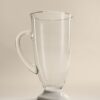 Footed Glass Jug