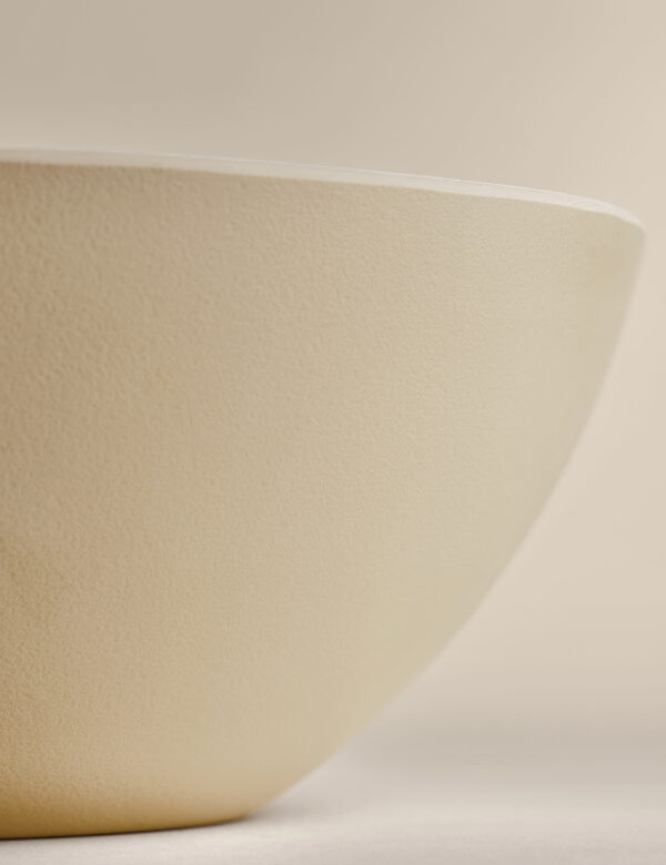 Linen Reactive Picnic Serving Bowl