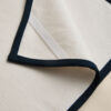 Pure Cotton Navy Trim Chef's Cloth