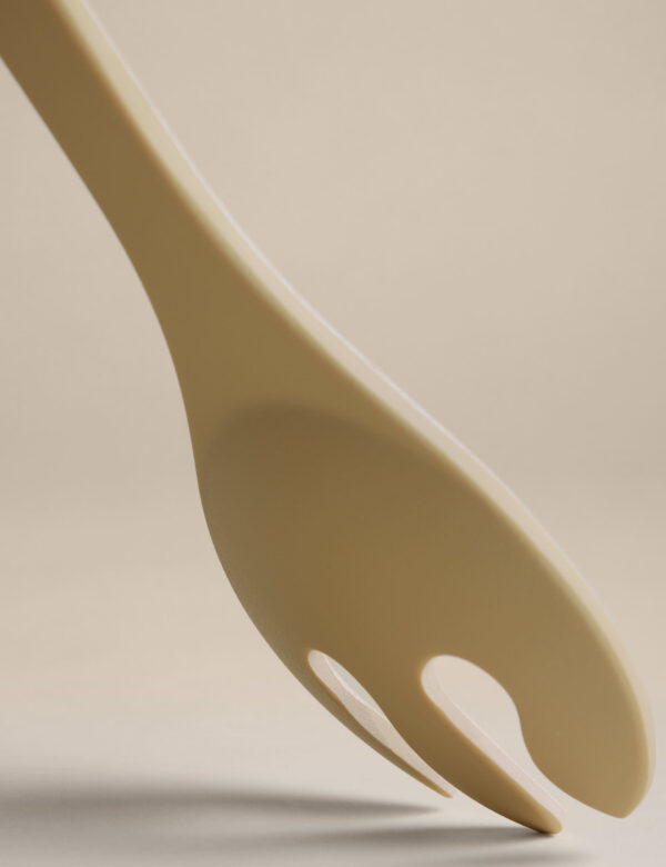 Reactive Glaze Melamine Picnic Salad Servers