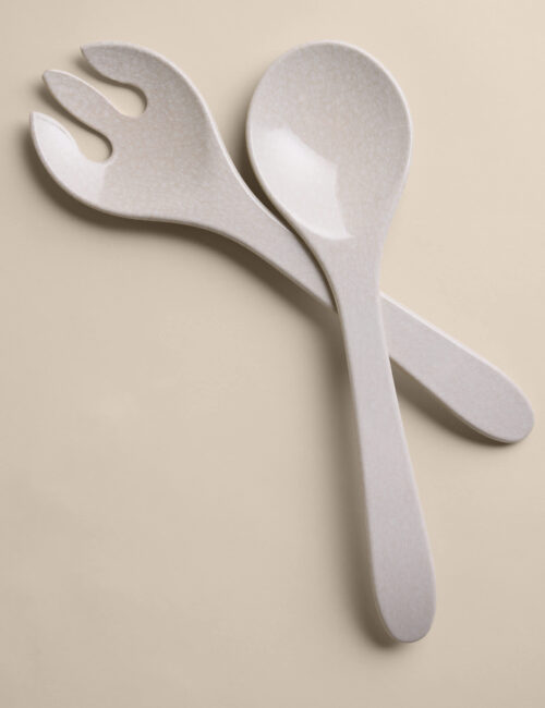 Reactive Glaze Melamine Picnic Salad Servers
