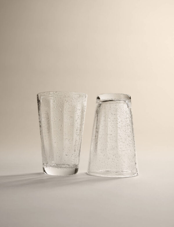 Set of 2 Bubble Hi Ball Glasses