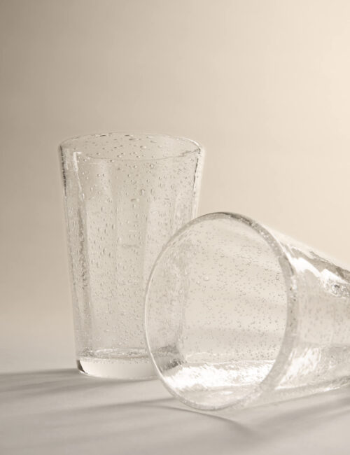 Set of 2 Bubble Hi Ball Glasses
