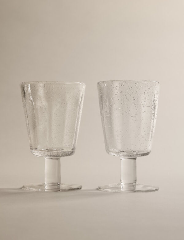 Set of 2 Bubble Wine Glasses