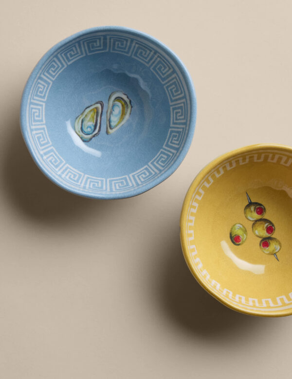 Set of 2 Coastal Picnic Nibble Bowls