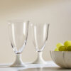 Set of 2 Footed Wine Glasses