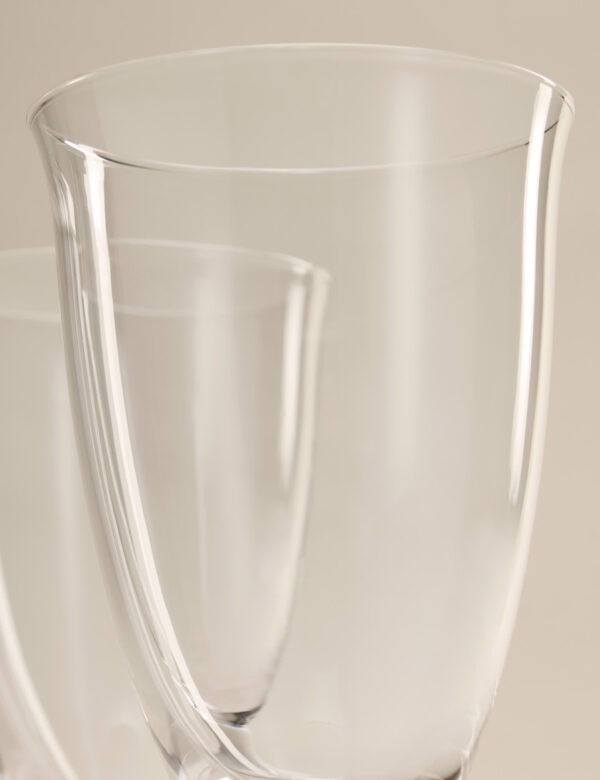 Set of 2 Footed Wine Glasses