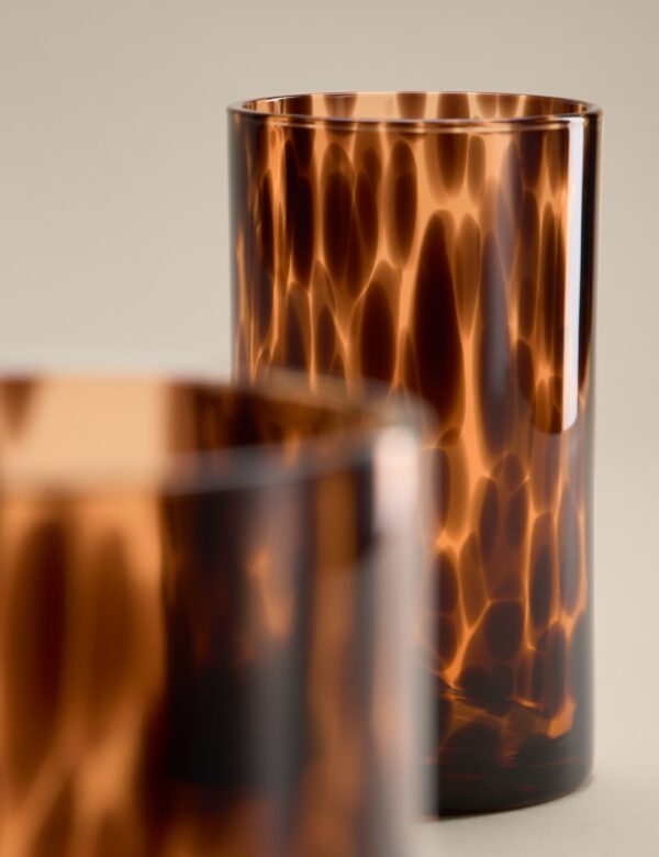 Set of 2 Speckle Hi Ball Glasses