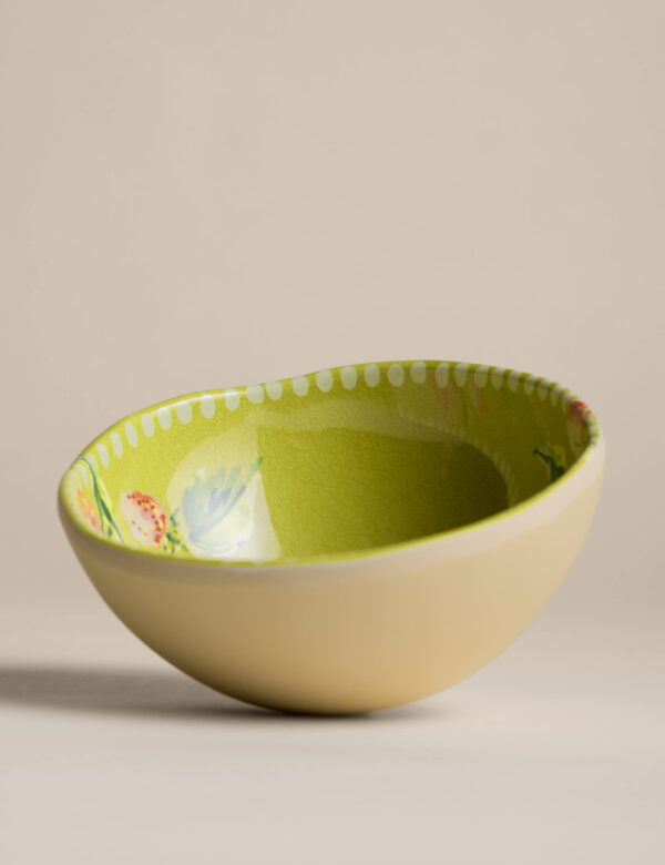 Set of 2 Spring Meadow Picnic Nibble Bowls