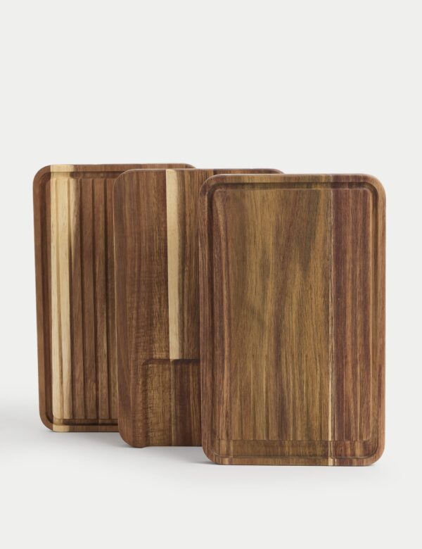 Set of 3 Wooden Chopping Boards