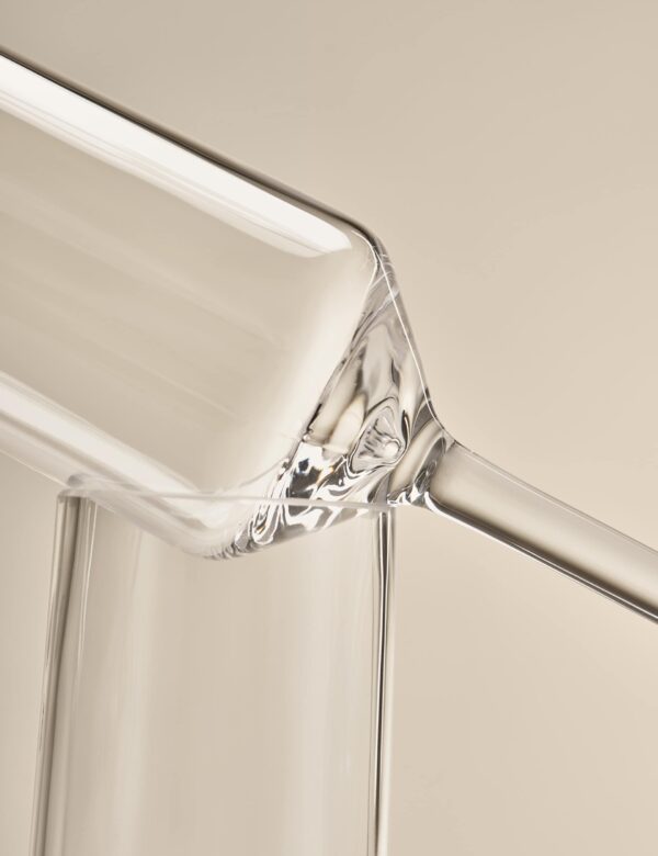 Set of 4 Angular Picnic Champagne Flutes