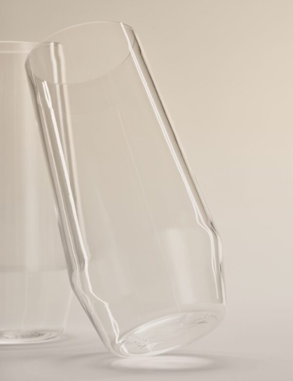 Set of 4 Angular Picnic Hi Ball Glasses