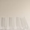 Set of 4 Angular Picnic Hi Ball Glasses