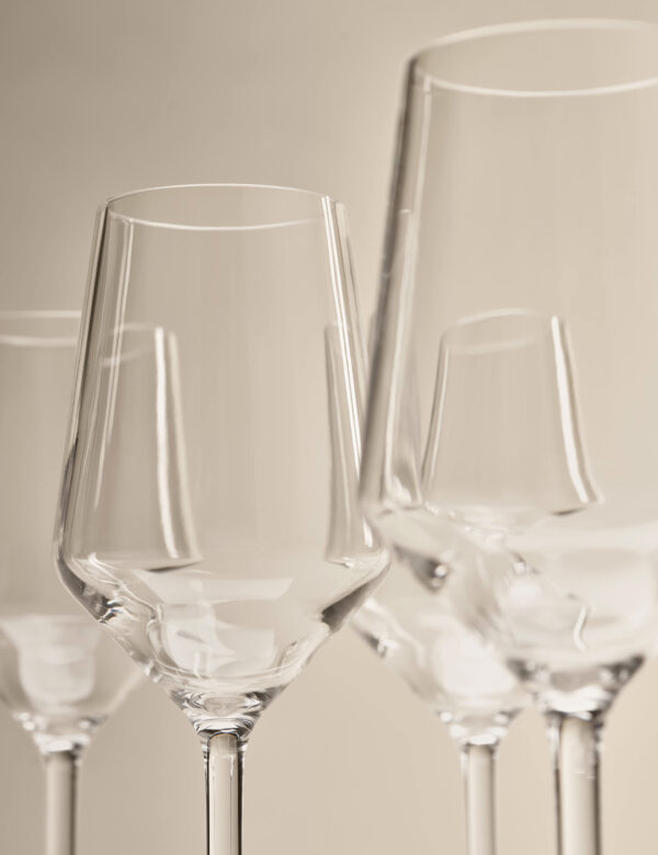 Set of 4 Angular Picnic Wine Glasses
