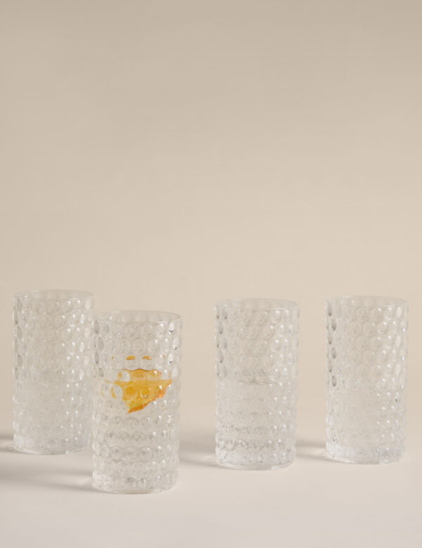 Set of 4 Bobble Acrylic Picnic Hi Balls