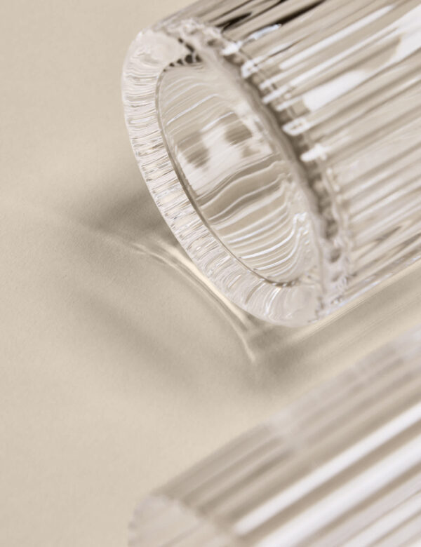 Set of 4 Celine Ribbed Hi Ball Glasses