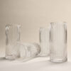 Set of 4 Celine Ribbed Hi Ball Glasses