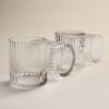 Set of 4 Celine Ribbed Tumblers