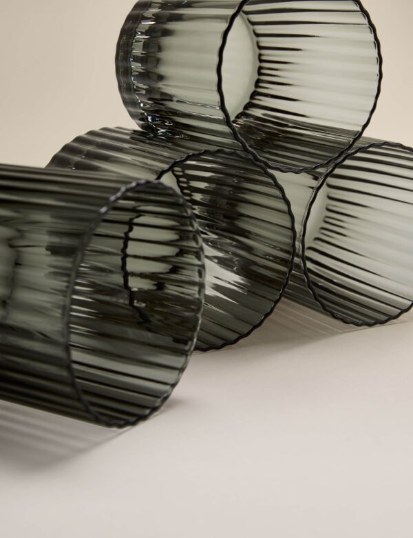 Set of 4 Celine Ribbed Tumblers