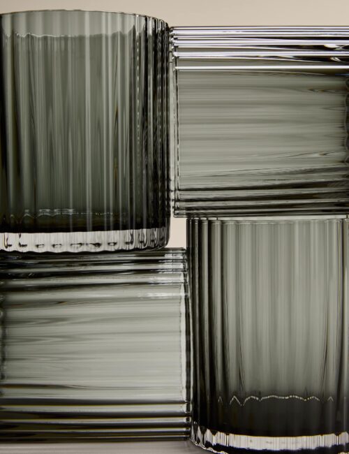Set of 4 Celine Ribbed Tumblers