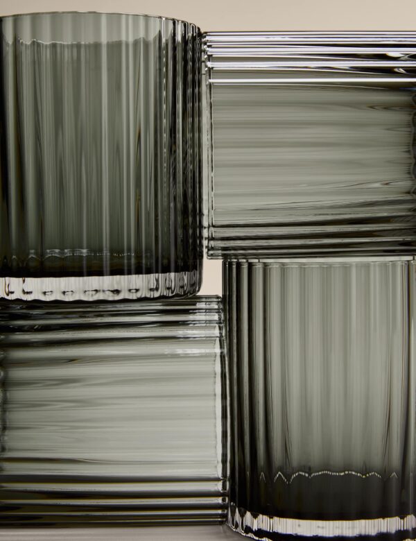 Set of 4 Celine Ribbed Tumblers