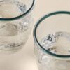 Set of 4 Contrast Rim Acrylic Picnic Tumblers