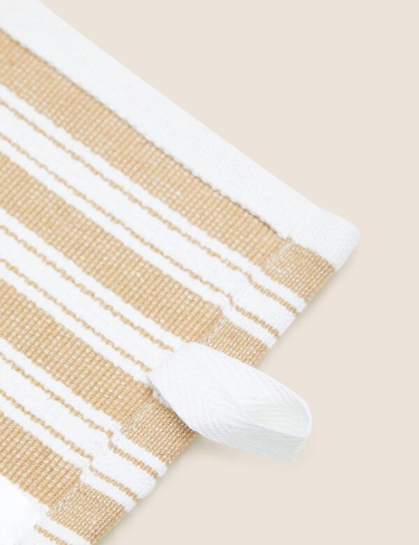 Set of 4 Cotton Rich Basket Weave Tea Towels