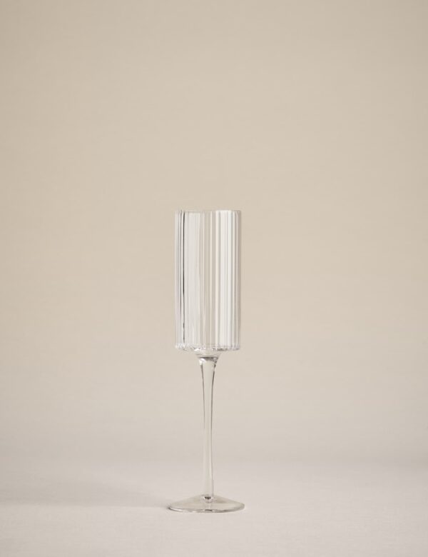 Set of 4 Handmade Celine Champagne Flutes