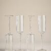 Set of 4 Handmade Celine Champagne Flutes