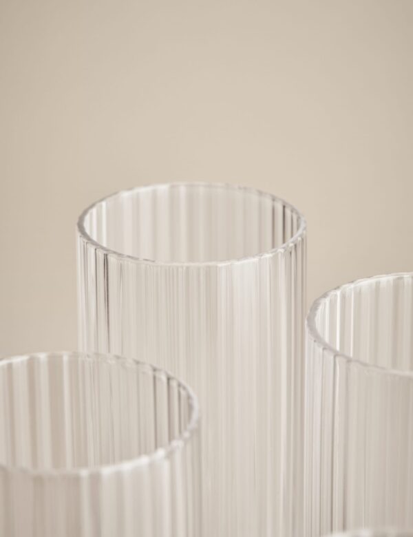 Set of 4 Handmade Celine Champagne Flutes