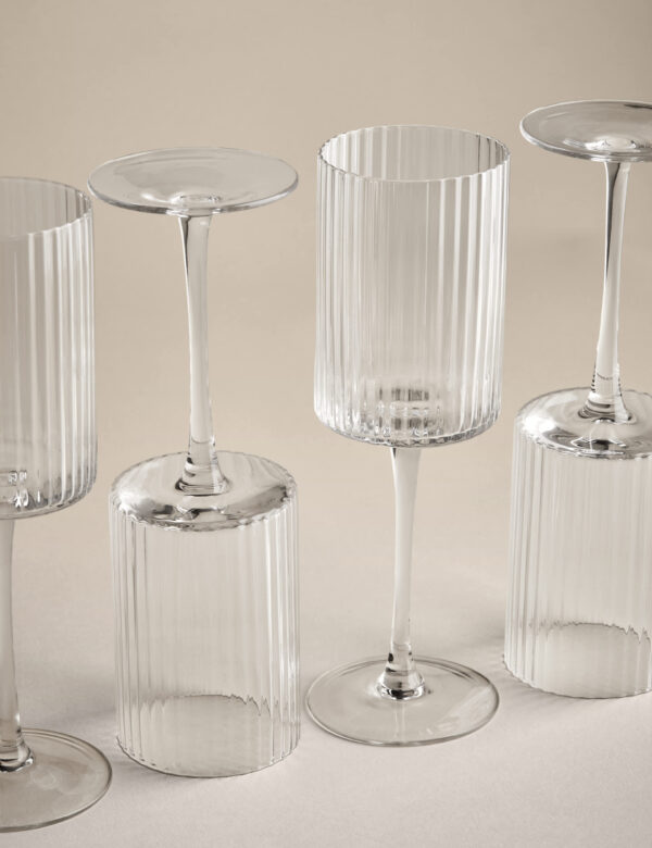 Set of 4 Handmade Celine Wine Glasses